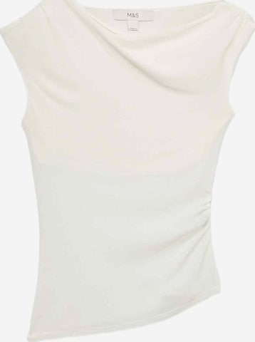 T-shirt Marks & Spencer en blanc : devant