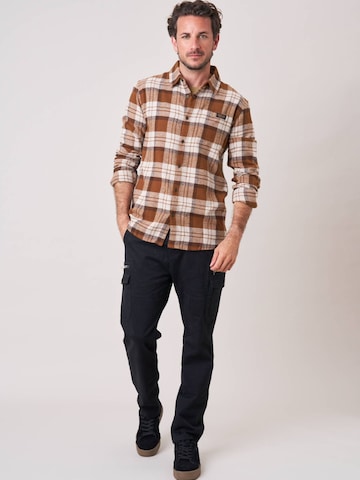 Deeluxe Regular fit Overhemd in Bruin