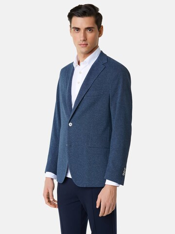 Coupe regular Veste de costume Boggi Milano en bleu : devant