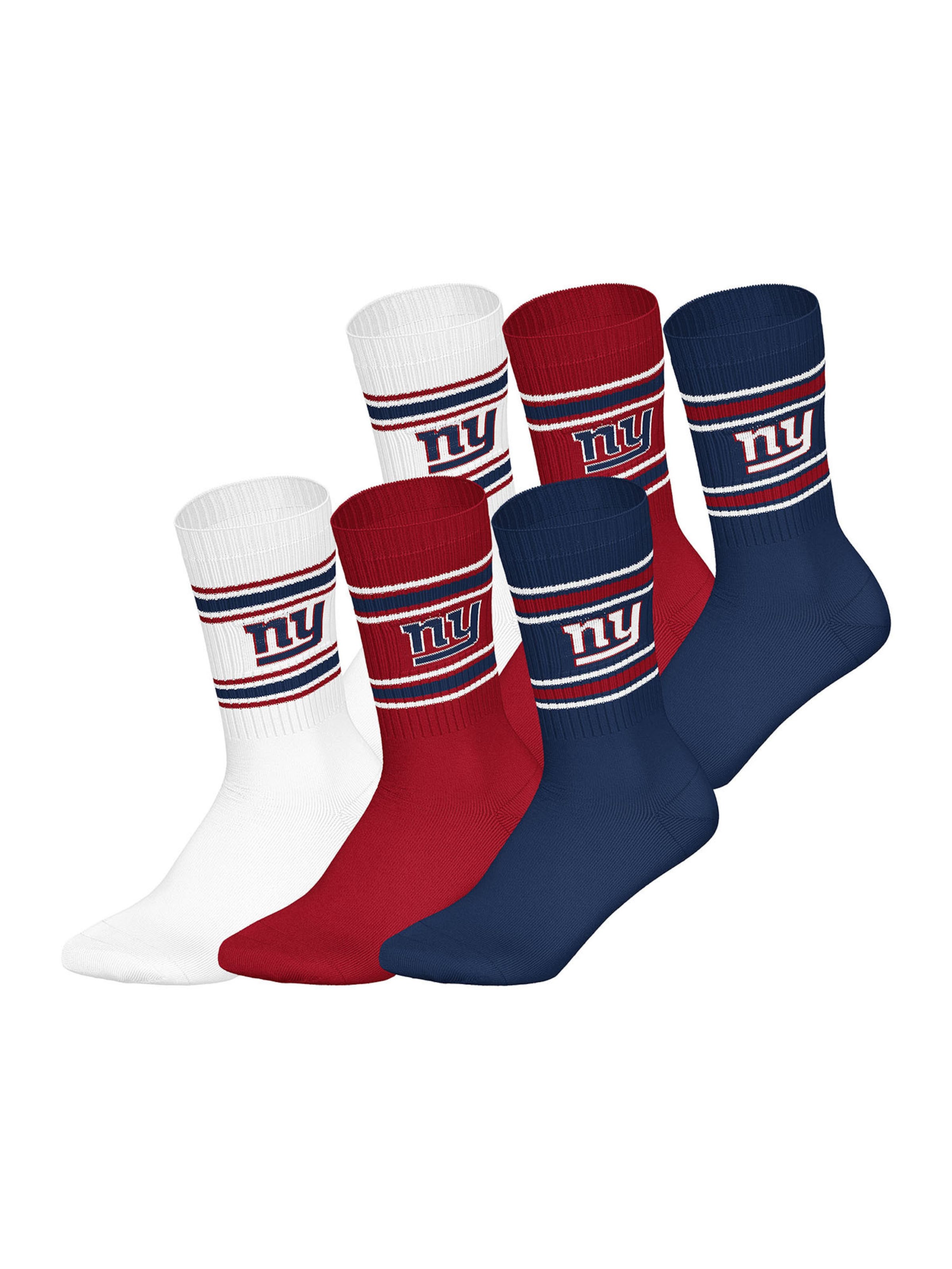 Huddle Socks 'NY Giants' in Blue: front