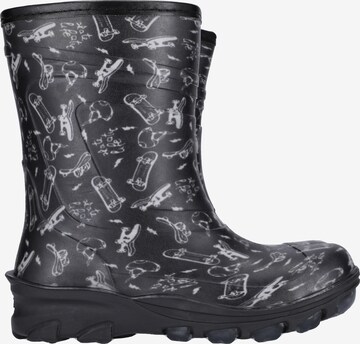 ZigZag Rubber Boots 'Cenerki' in Black