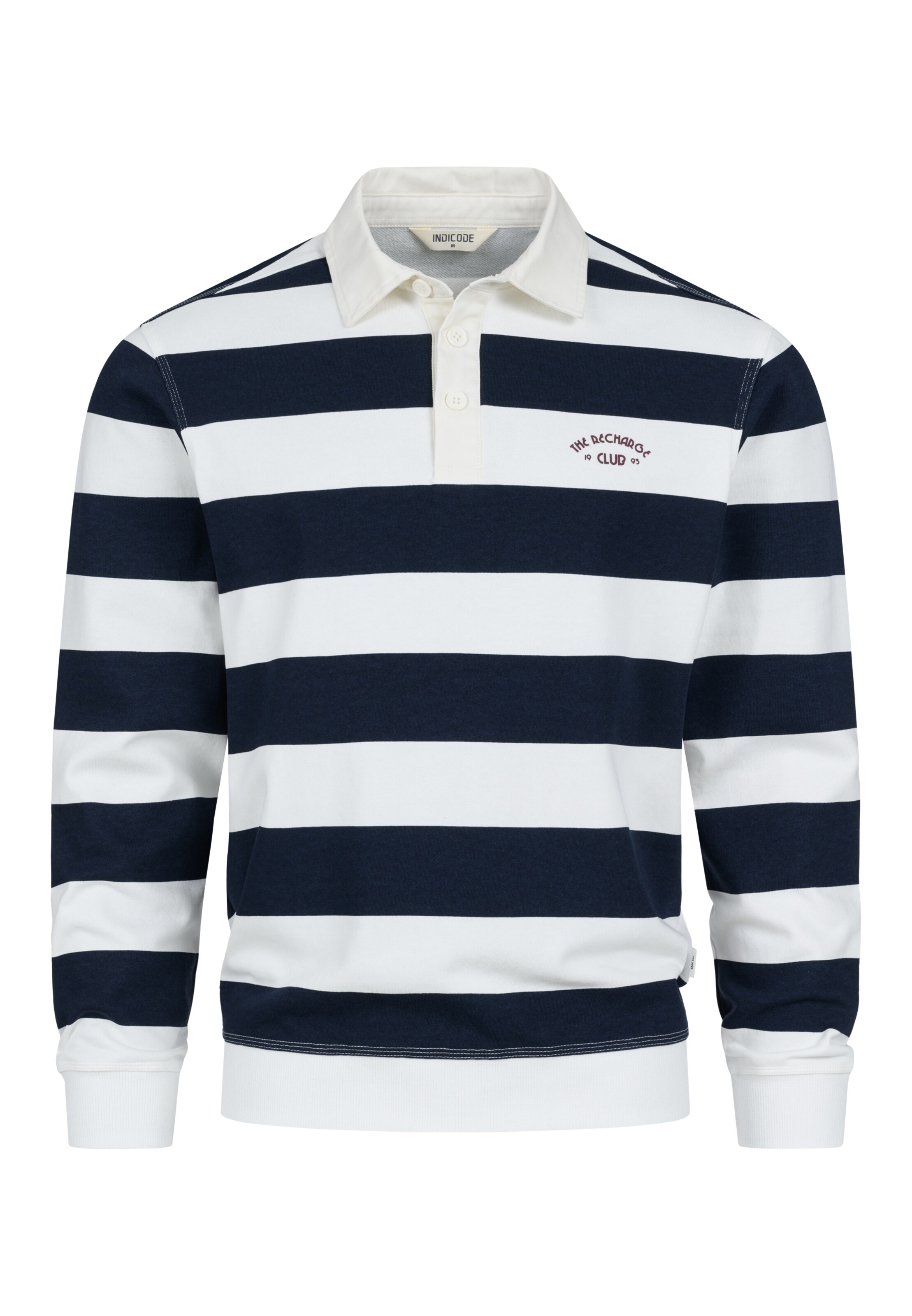 INDICODE JEANS Sweatshirt 'Lemon' in Blau: Vorderseite