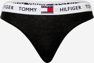 Tommy Hilfiger Underwear Tanga – černá: přední strana