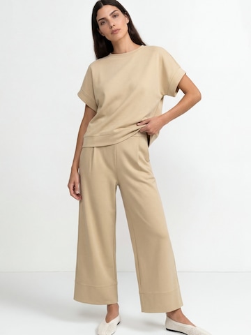 Rich & Royal Regular Byxa i beige: framsida