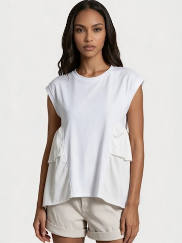 Maglietta di MSN Collection in bianco: frontale