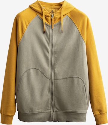 Veste de survêtement 'Kleuzip' Kaft en gris : devant