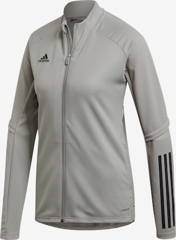 ADIDAS SPORTSWEAR Athletic Jacket 'Condivo' in Grey: front