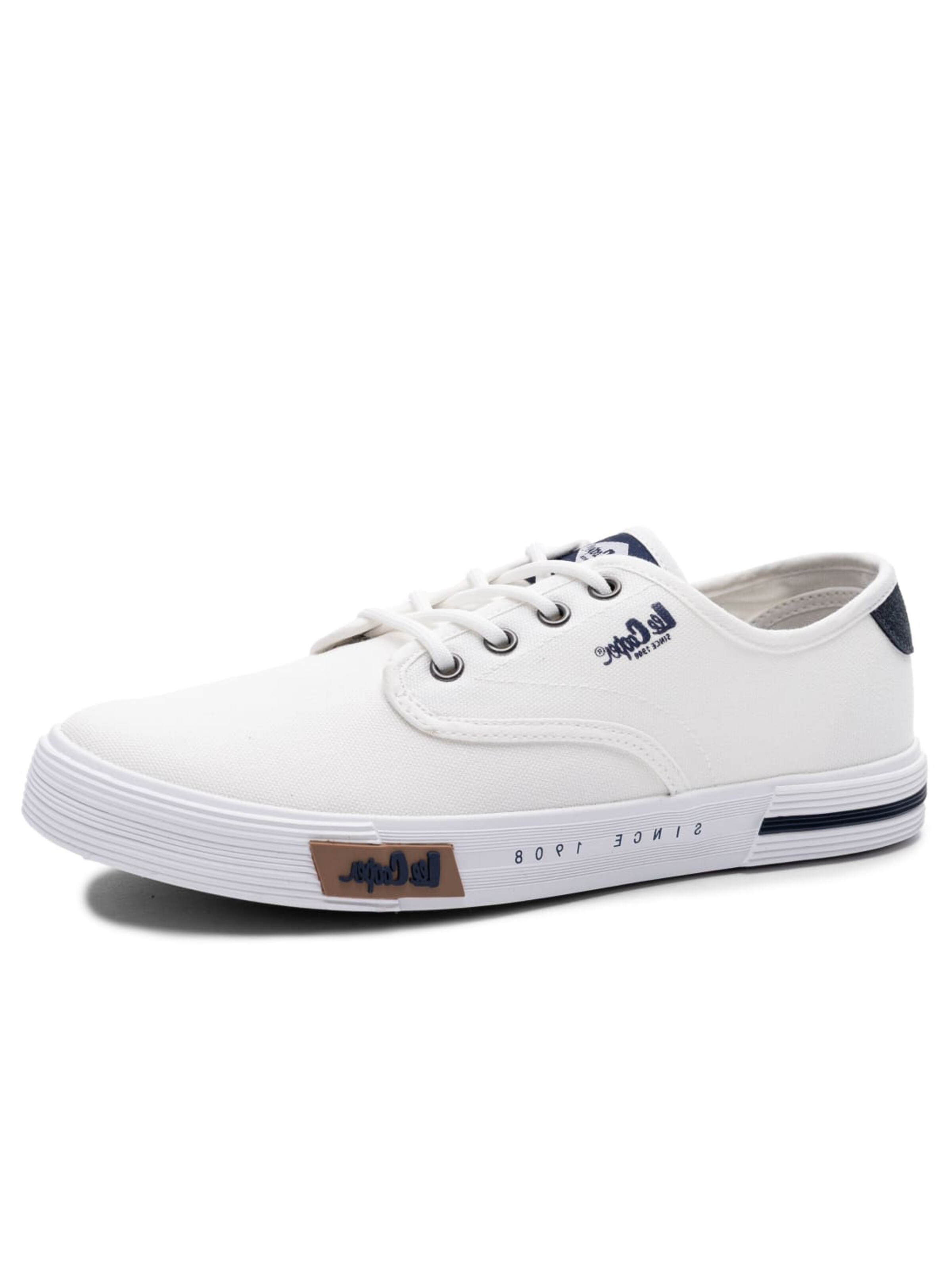 Lee Cooper Platform trainers 'LCW-26-02-4086MC' in White: front