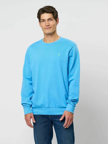 U.S. POLO ASSN. Sweatshirt 'Adler' i blå: forside