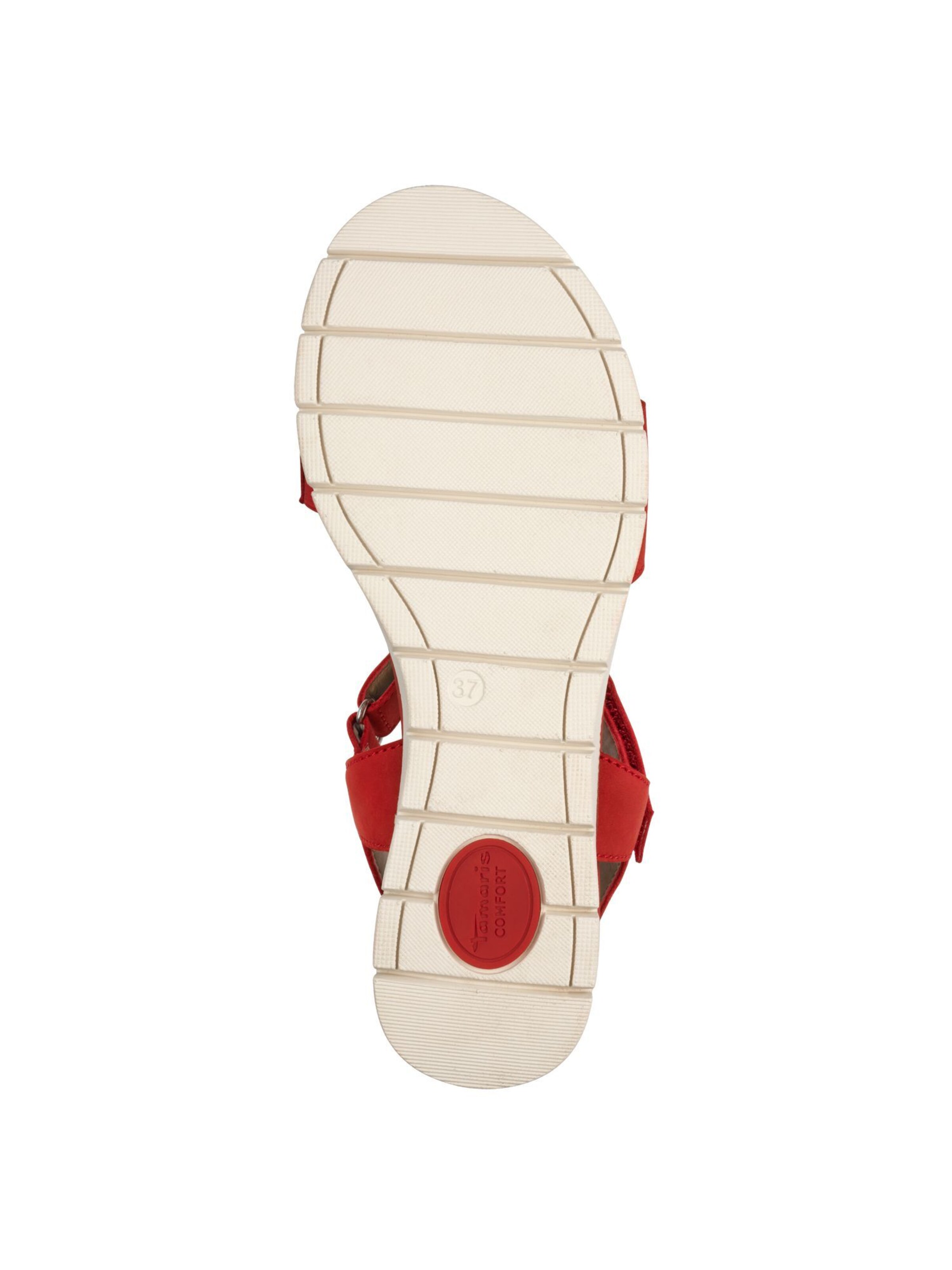 Sandales Tamaris en rouge