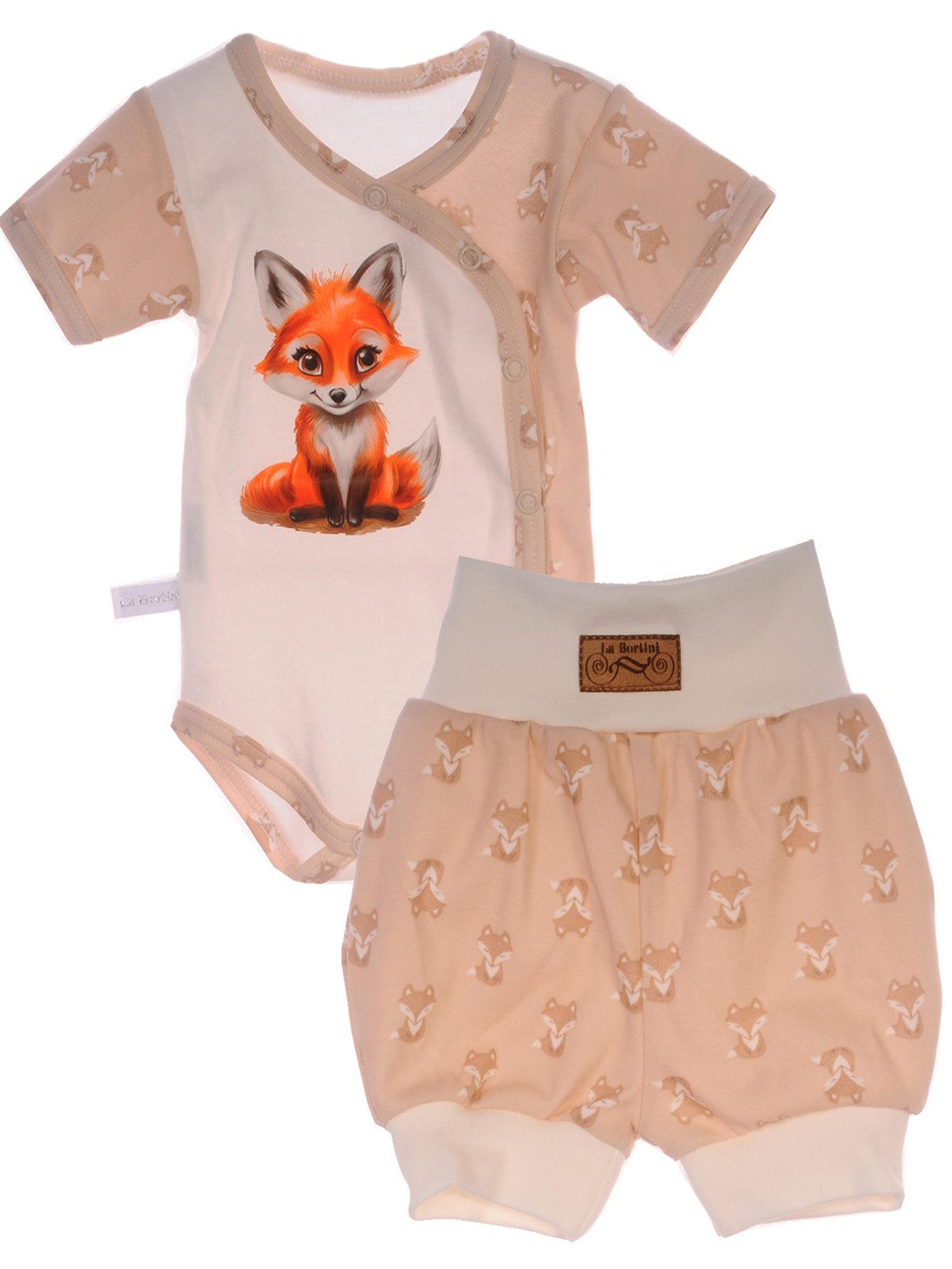 La Bortini Strampler/Body‌‌‌‌‌ in Beige: Vorderseite