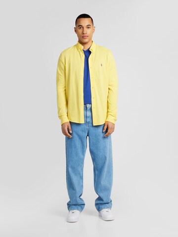 Polo Ralph Lauren Slim fit Button Up Shirt in Yellow