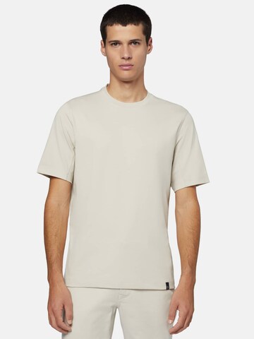 T-Shirt 'B Tech' Boggi Milano en beige : devant