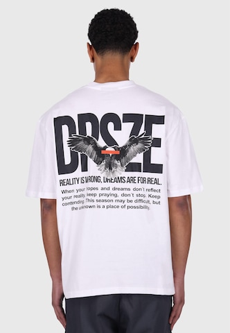 Dropsize Shirt 'Eagle' in Wit: voorkant
