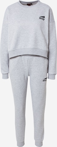 Misspap Sweatsuit in Grey: front
