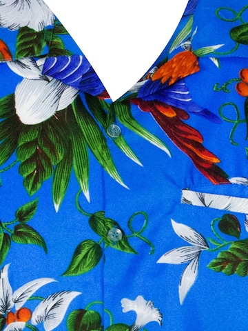 Coupe regular Chemise 'Cherryparrot' King Kameha en bleu