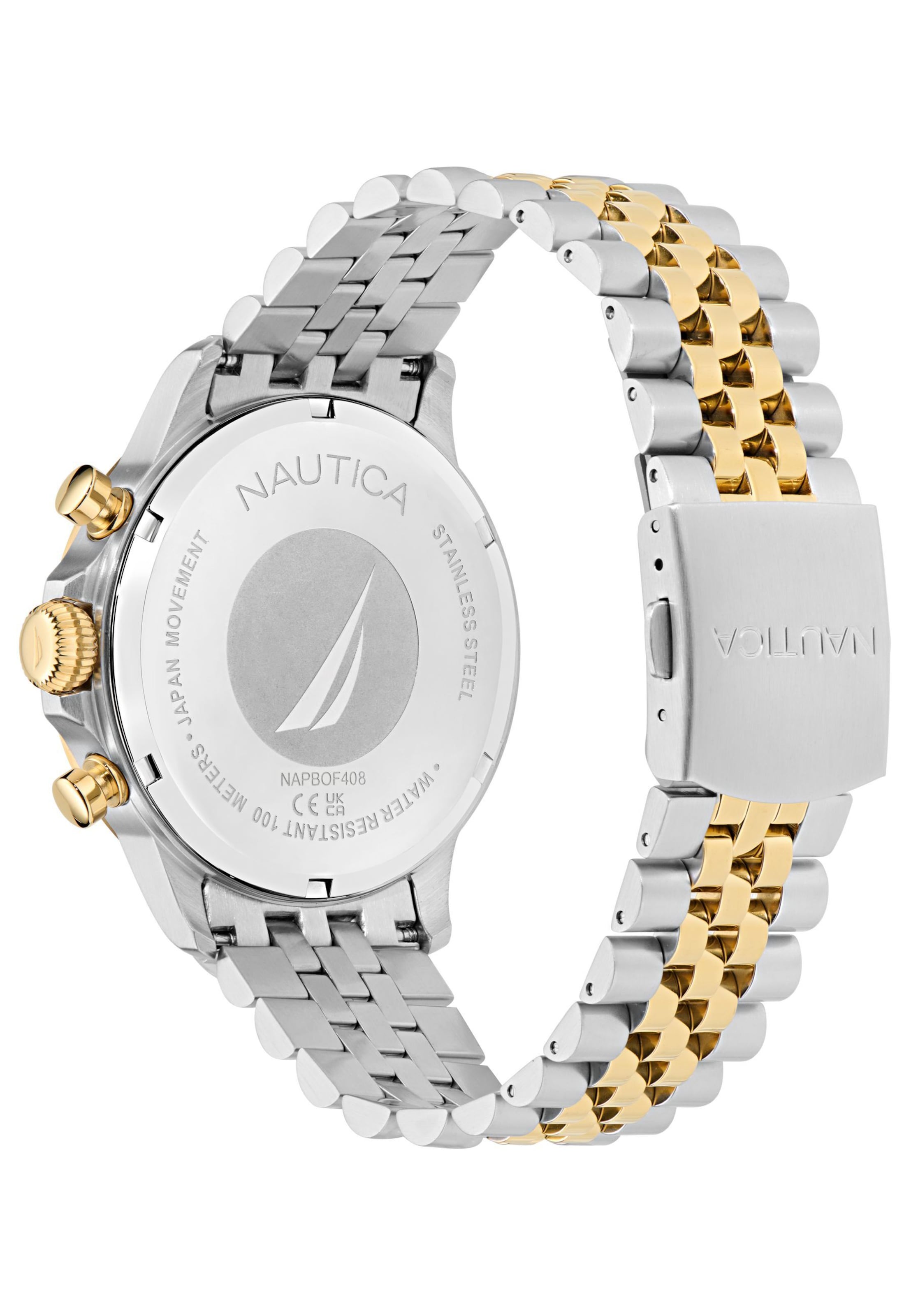 NAUTICA Analoog horloge 'NCT BLUEOCEAN' in Zilver