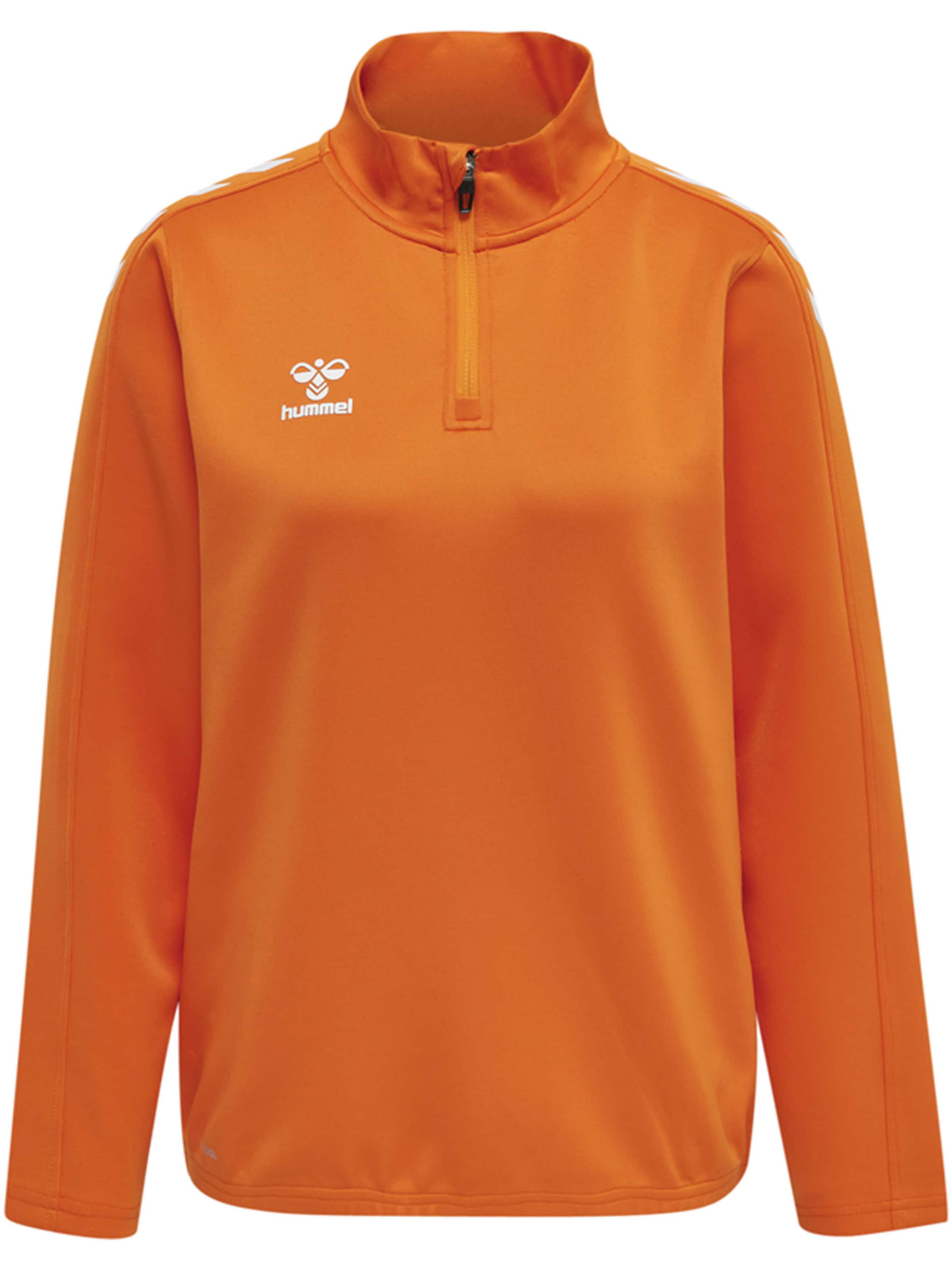 Hummel Sports sweatshirt in Orange: front