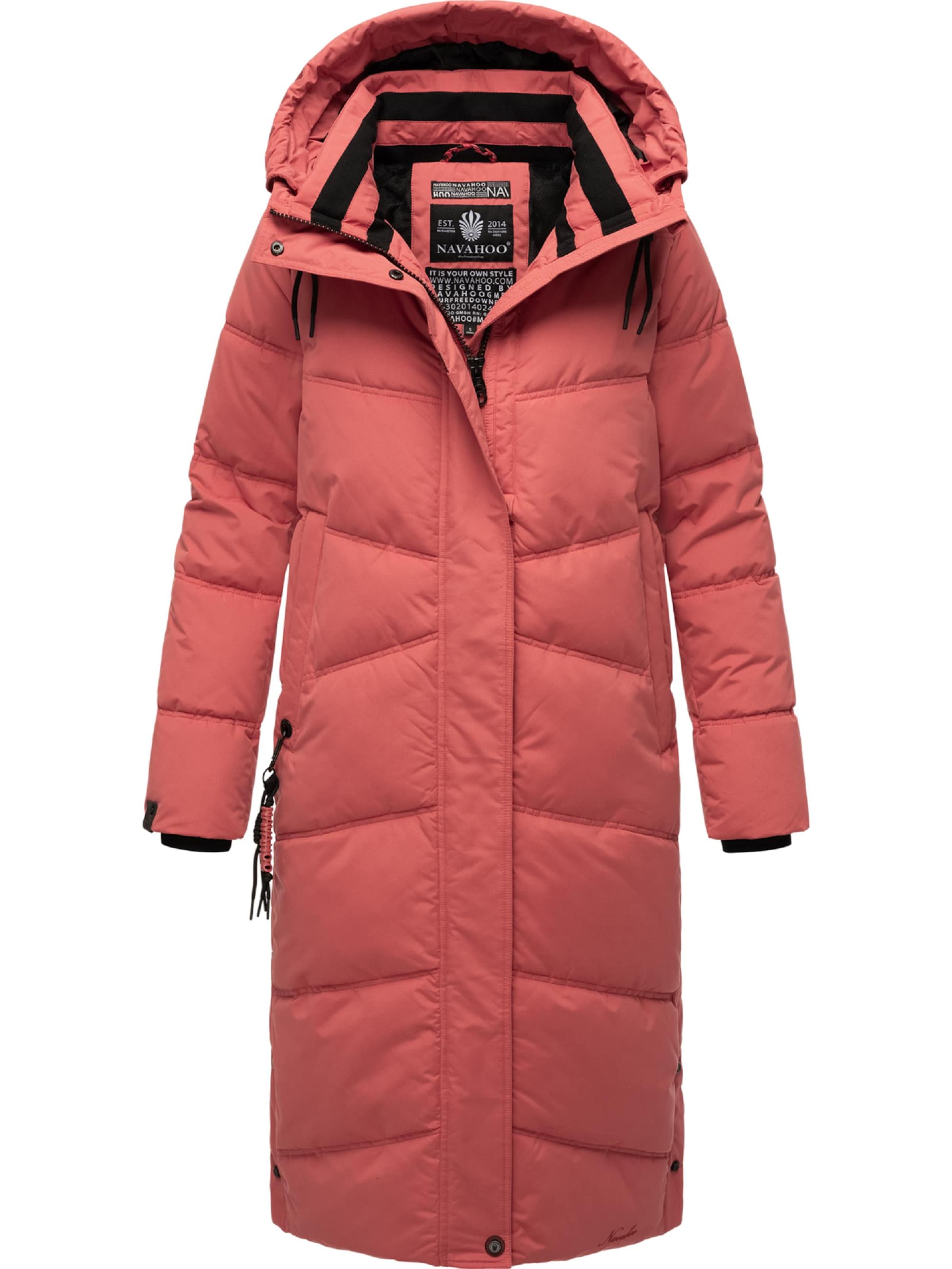 Manteau d’hiver 'Kuschelmausi' NAVAHOO en rose : devant