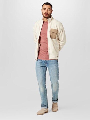 Giacca di pile 'EXTERIOR' di HOLLISTER in beige