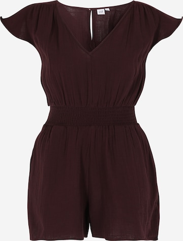 Gap Petite - Jumpsuit 'JULY' en marrón: frente