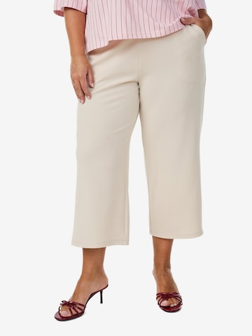 pilka Zizzi Plačios klešnės Kelnės 'Caadelyn': priekis