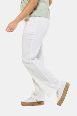 Loosefit Pantalon Ulla Popken en blanc