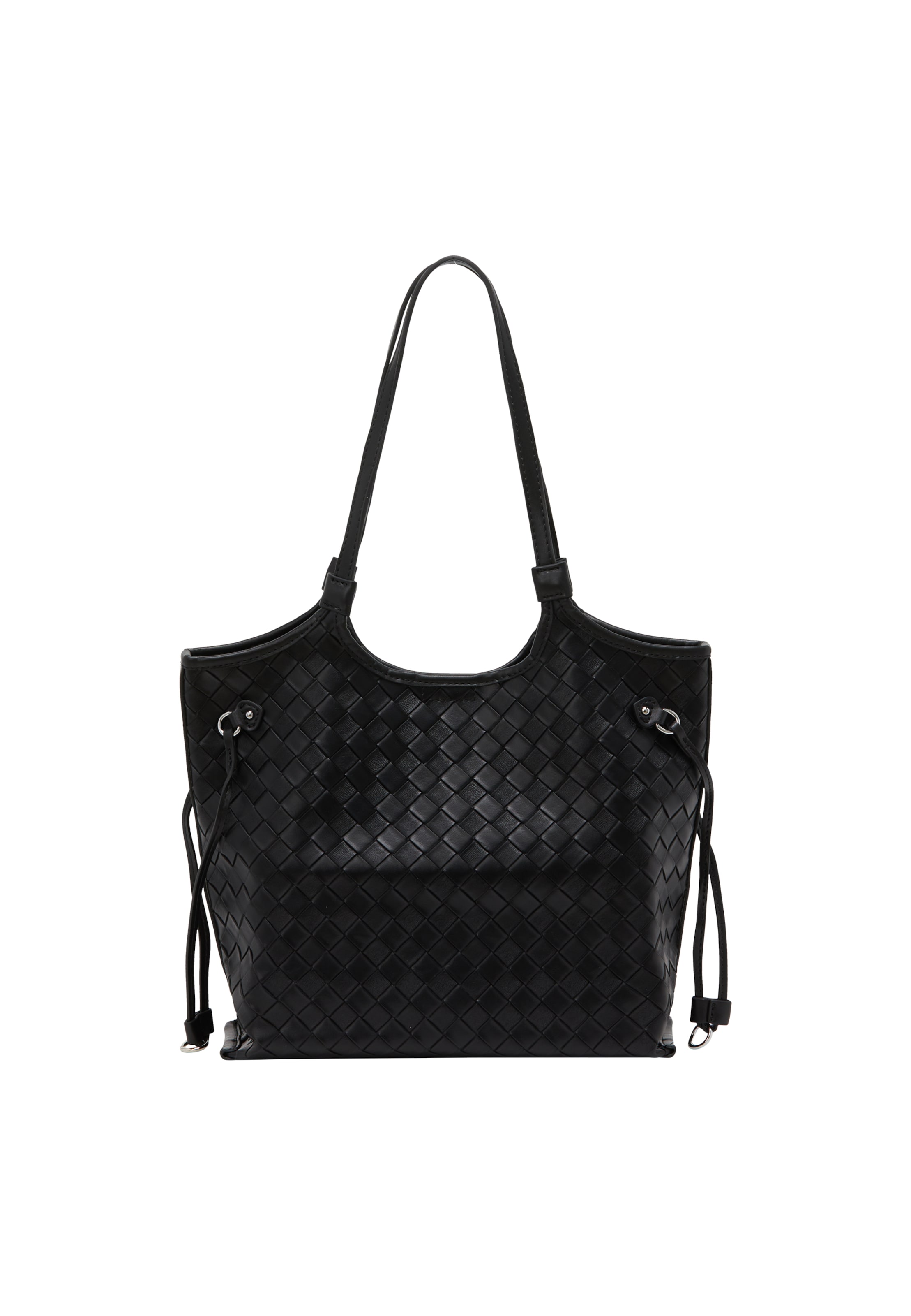 FELIPA - Mala de ombro em preto: frente