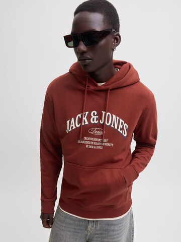 Felpa 'JJEDenver' di JACK & JONES in rosso