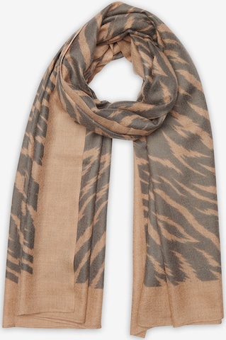 Noolur Scarf 'Kumla' in Brown: front