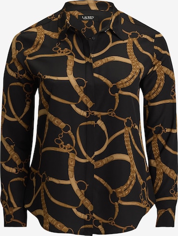 Bluză 'KRISTY' de la Lauren Ralph Lauren Plus pe negru: față