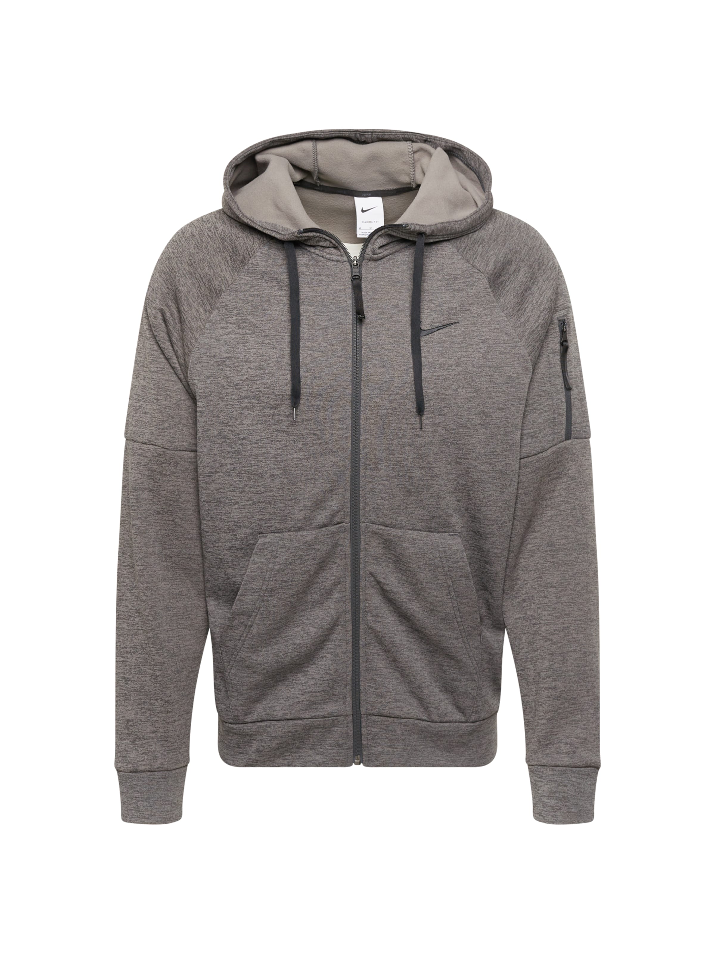 NIKE Sportssweatjakke i grå: forside