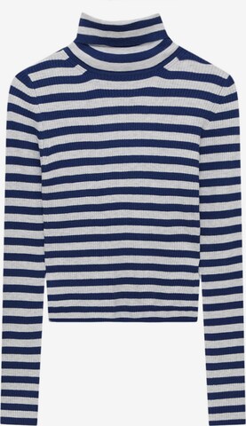 Pull&Bear Sweater in Blue: front