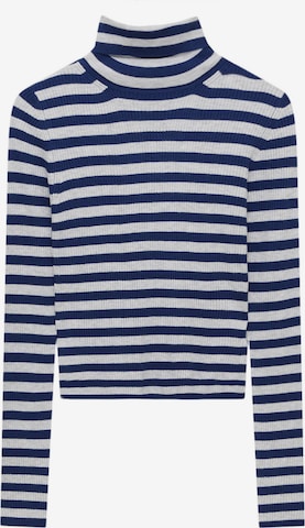 Pull-over Pull&Bear en bleu : devant