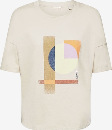 T-shirt ESPRIT en beige : devant