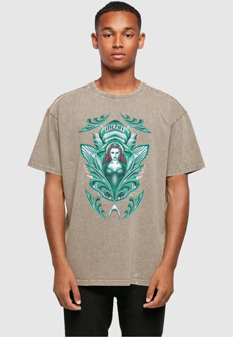 ABSOLUTE CULT Shirt 'Aquaman - Mera' in Bruin: voorkant