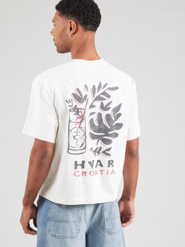 Abercrombie & Fitch Футболка 'NAIVE HAND' в Белый: спереди