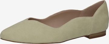 CAPRICE Ballet Flats in Green: front