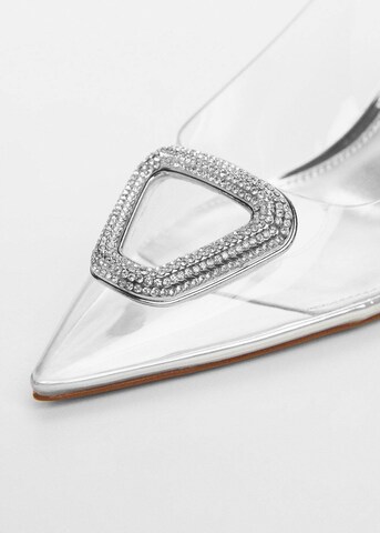 MANGO Pumps 'Clear' in Weiß