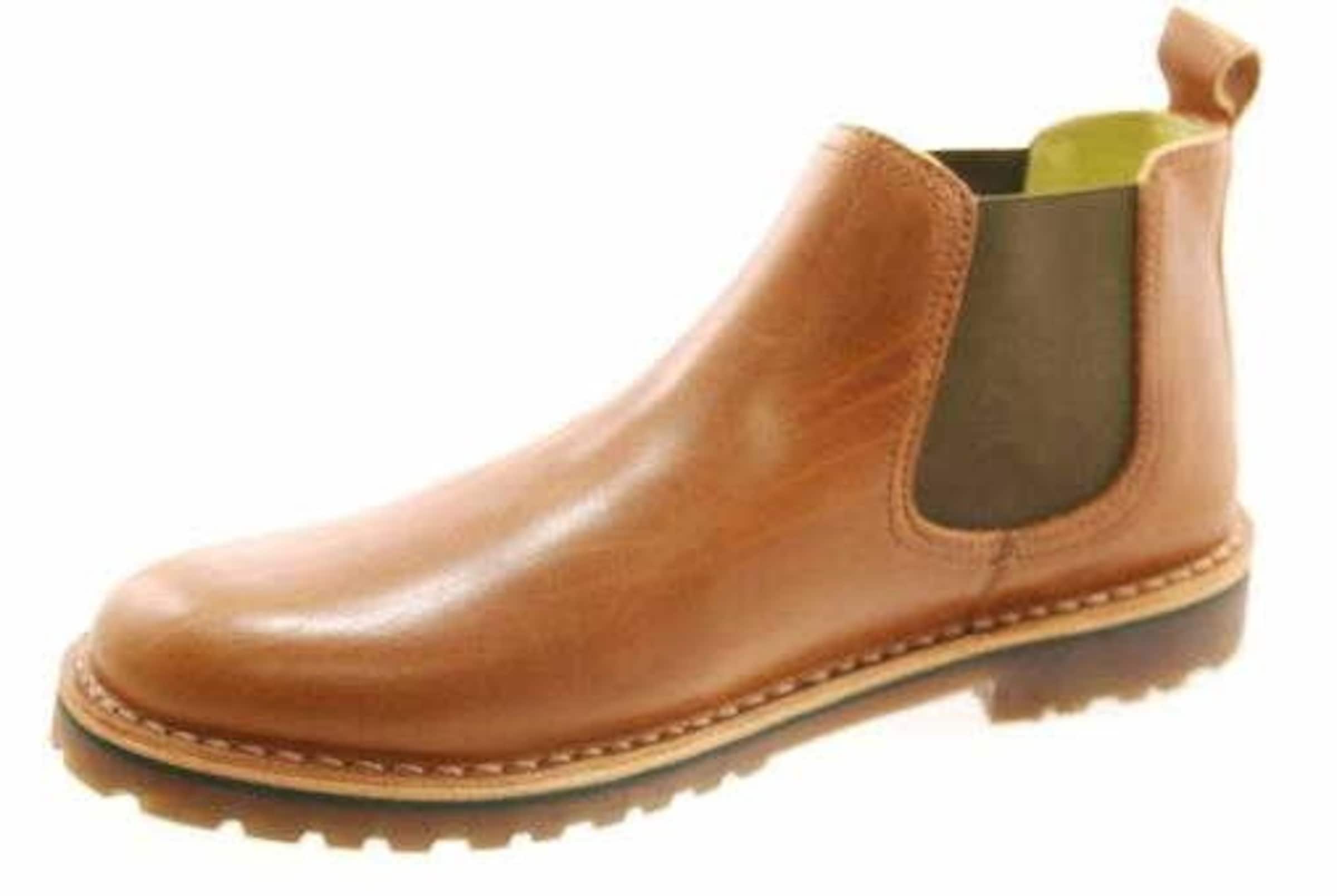 Grünbein Chelsea Boots in Brown: front