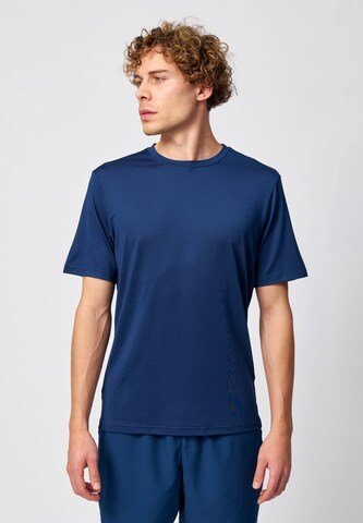 SNOCKS Performance shirt in Blue: front