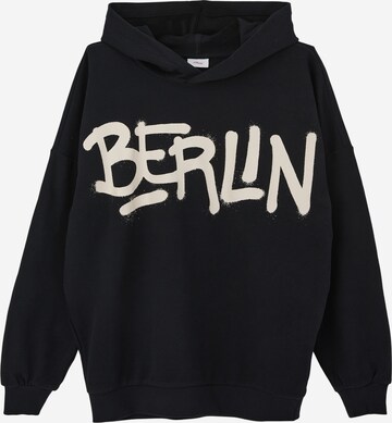 s.Oliver Sweatshirt in Schwarz: predná strana