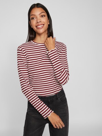 VILA Shirt 'VIThessa' in Red