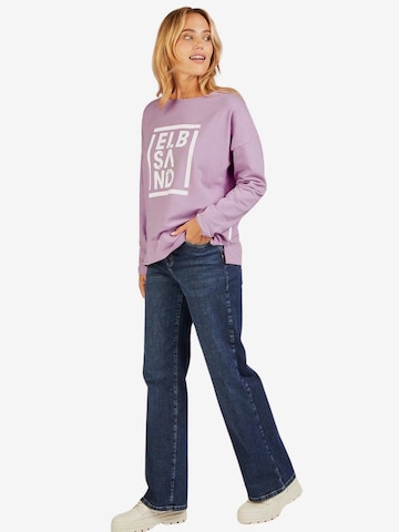 Sweat-shirt 'Adda' Elbsand en violet