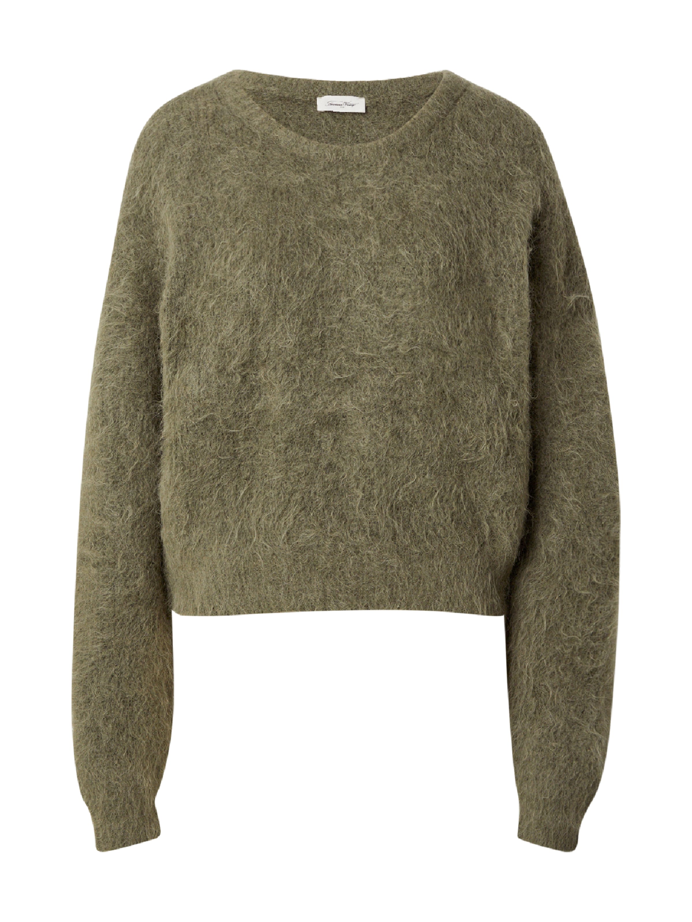 AMERICAN VINTAGE Kampsun 'NIBY', värv roheline: eest vaates