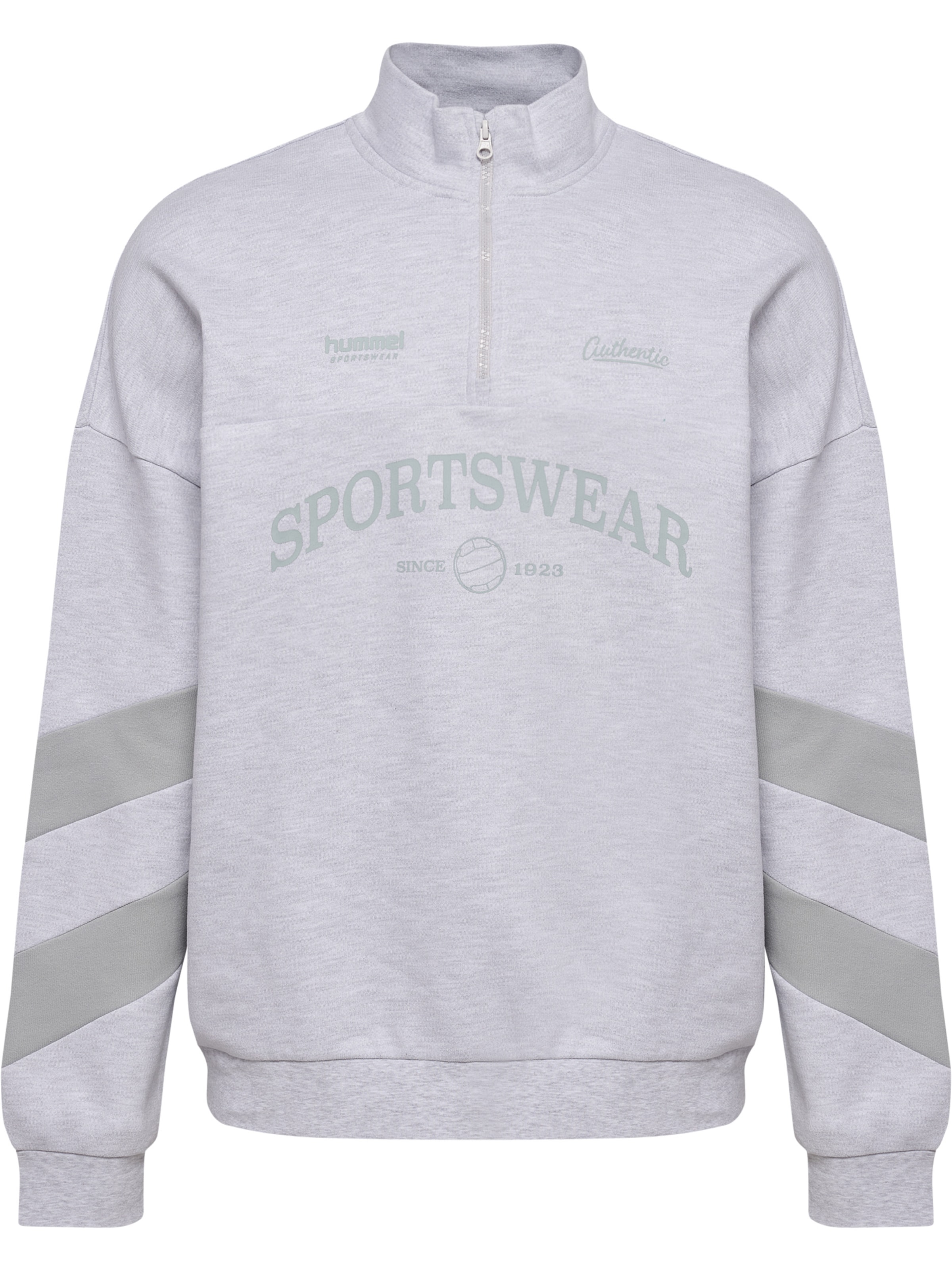 Hummel Sweatshirt in Grijs: voorkant