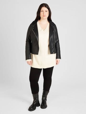 Vero Moda Curve Maxitröja 'GOLD LINK' i beige