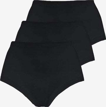 Nina von C. Slip 'Fine Cotton' in Schwarz: Vorderseite