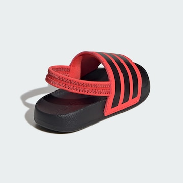 Calzatura aperta 'Adilette' di ADIDAS SPORTSWEAR in rosso
