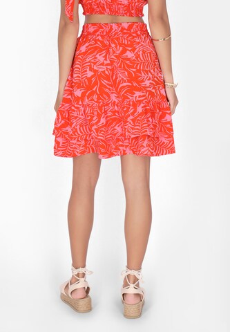 IZIA - Falda en naranja